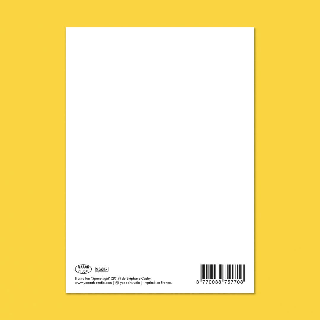 Postkarte - Space Fight