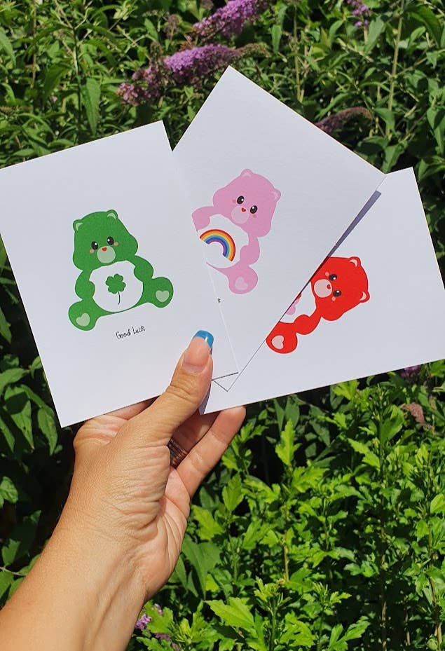 Postkarte - Care Bear