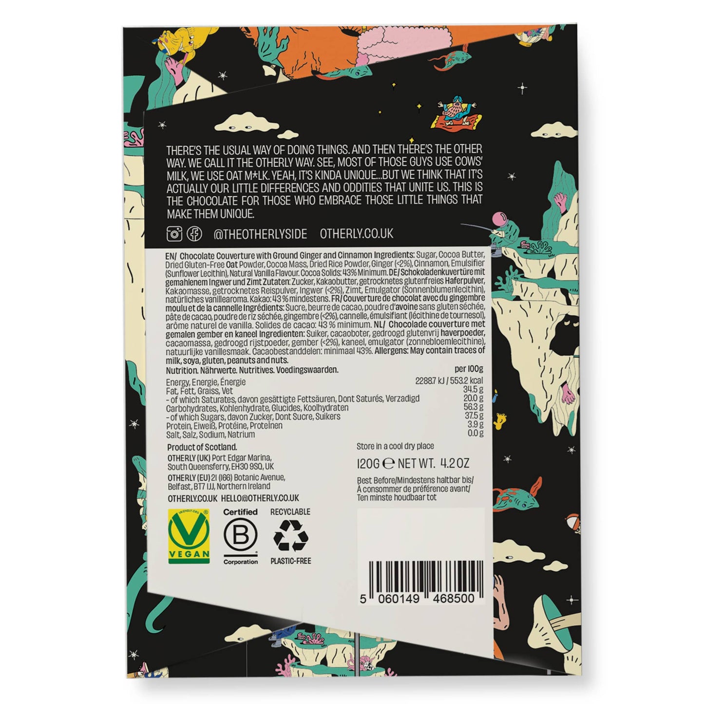 Lebkuchen Schokoladentafel 120g