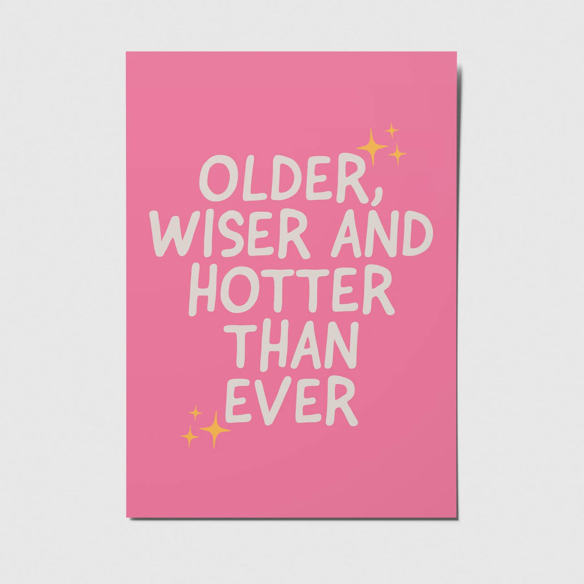 Postkarte - Older, wiser and hotter than ever