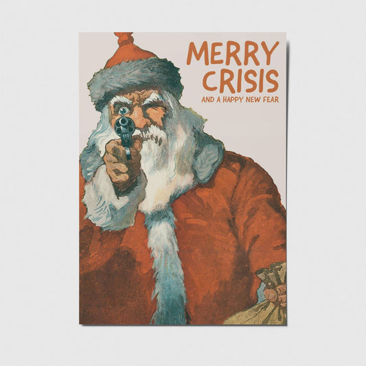 Postkarte - Merry Crisis