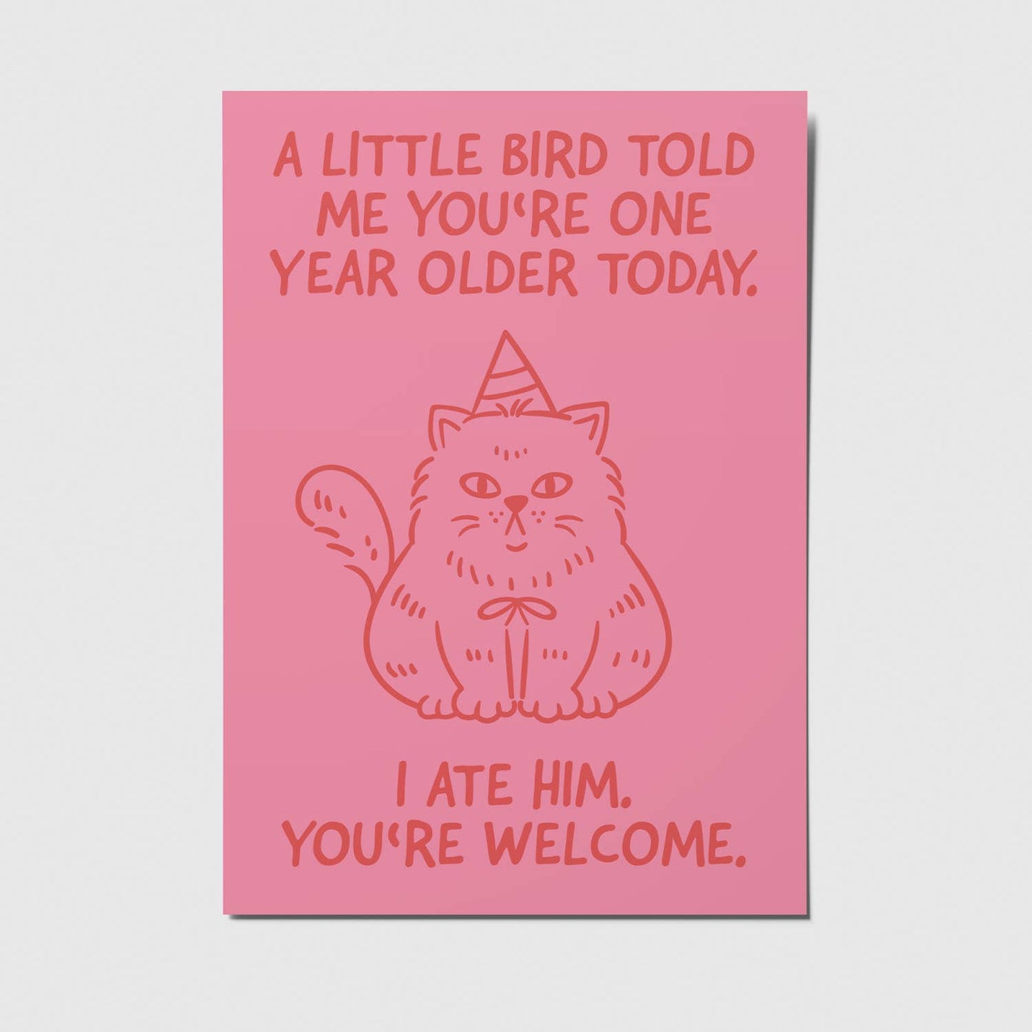 Postkarte - A little bird