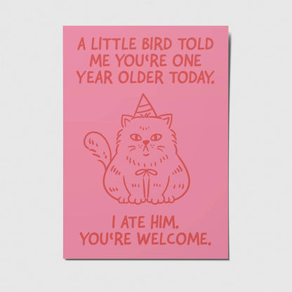 Postkarte - A little bird
