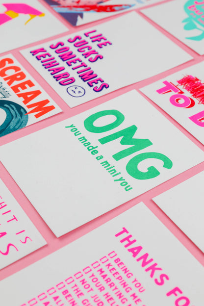 Postkarte - Omg You Made You A Mini You