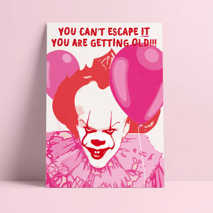 Postkarte - Pennywise You Can't Escape It