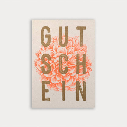 Postkarte - Gutschein