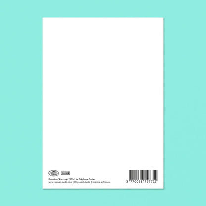 Postkarte - Raccoon