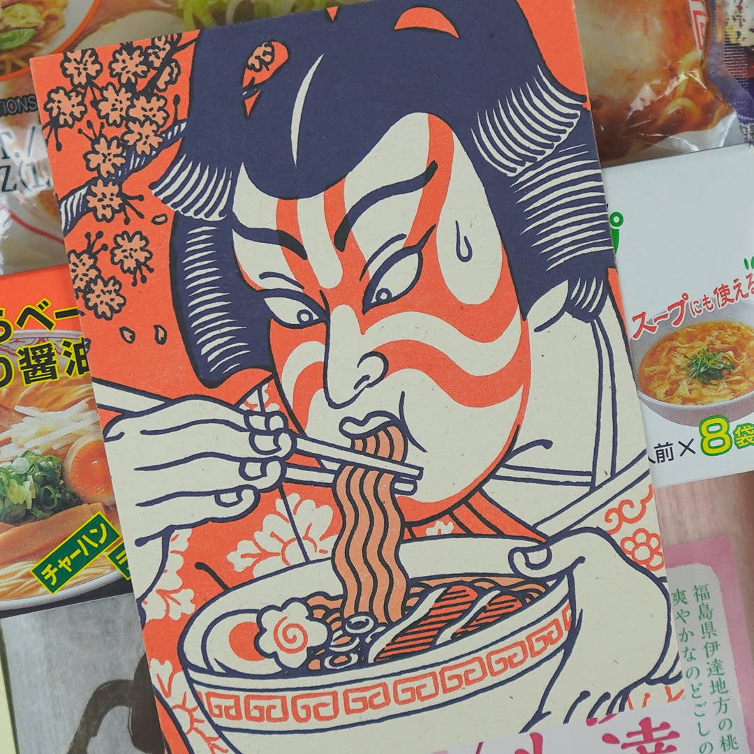Postkarte - Kabuki Ramen