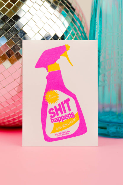 Postkarte - Shit Happens