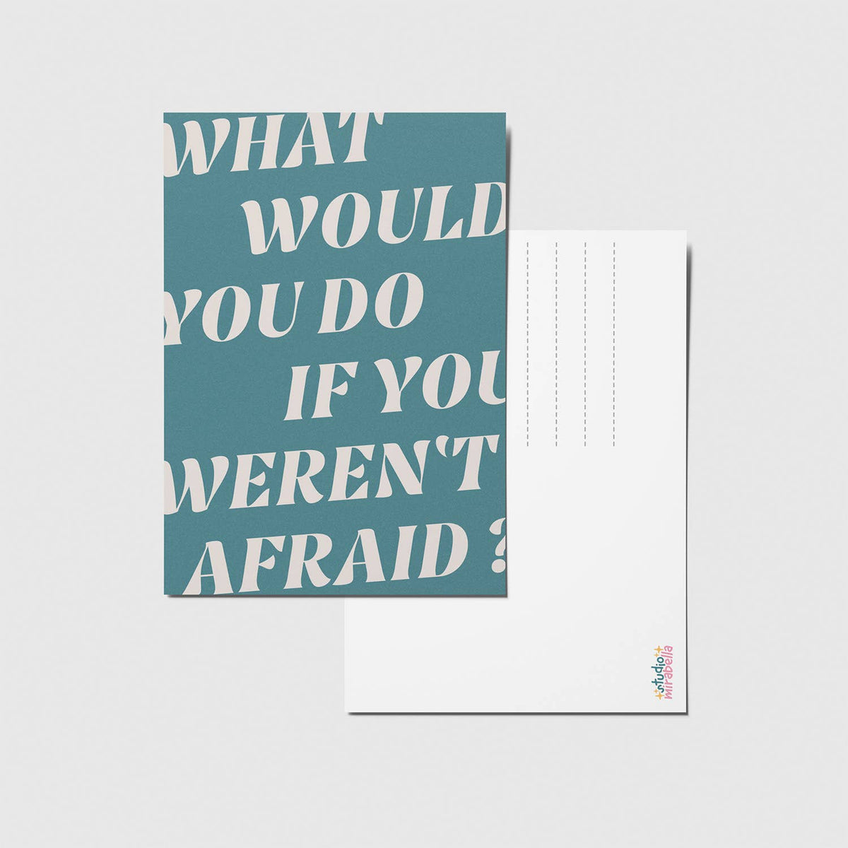 Postkarte - What would you do