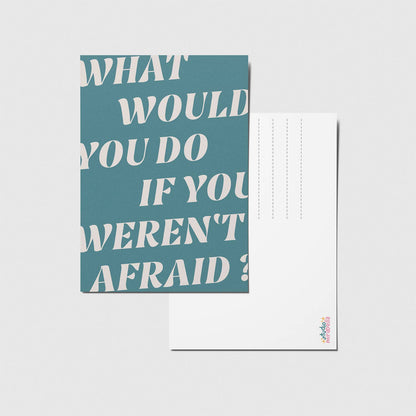 Postkarte - What would you do