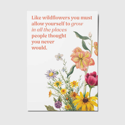 Postkarte - Wildflowers