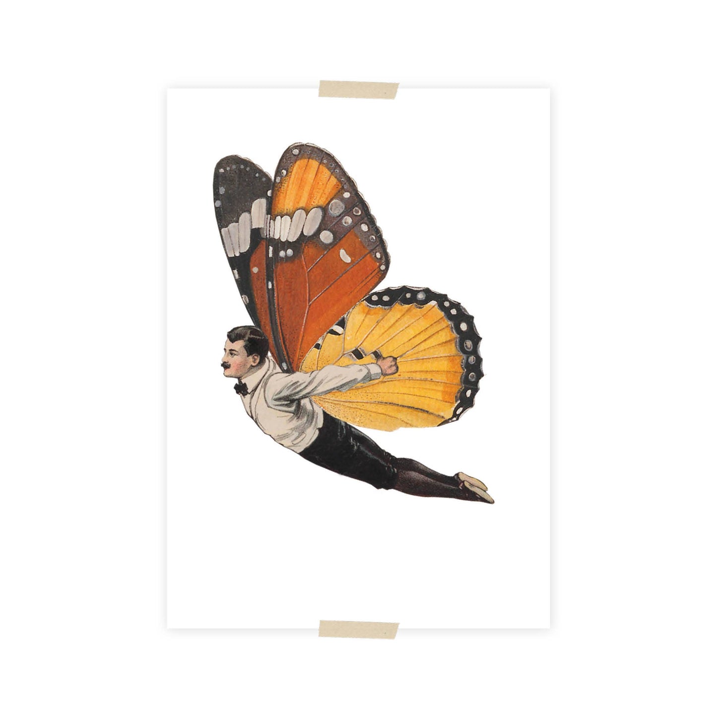 Postkarte - Butterfly Man