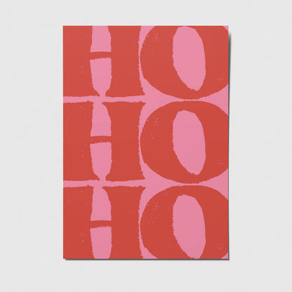 Postkarte - Ho Ho Ho