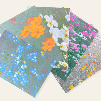 Postkarte - Flower Meadow Pink