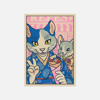 Postkarte - Afternoon in Harajuku