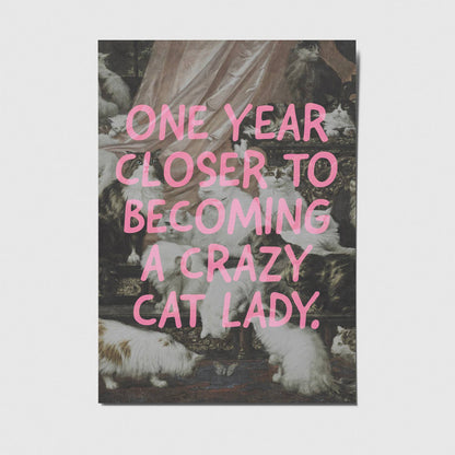 Postkarte - One year closer