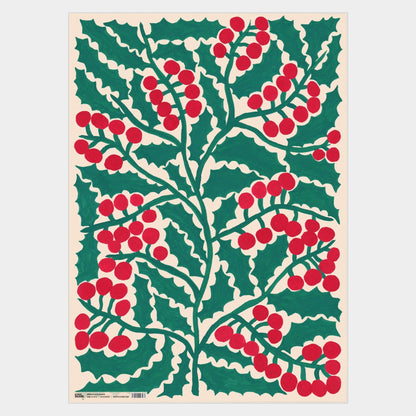 Geschenkpapier - Holly