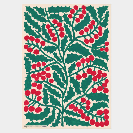 Geschenkpapier - Holly