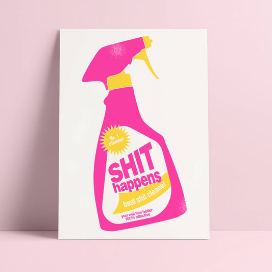 Postkarte - Shit Happens