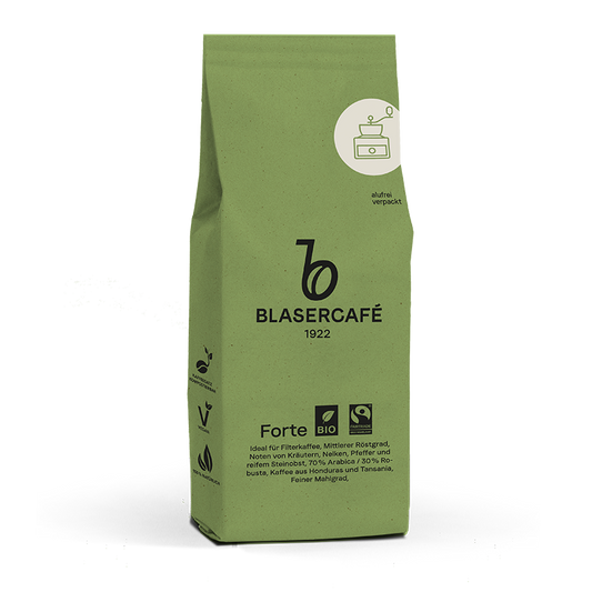 Blaser Café Forte – Bio & Fairtrade Mahlkaffee