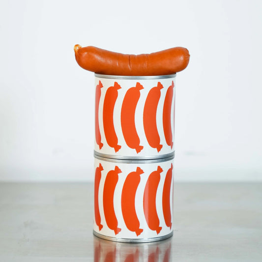 Kerze - Wurst (Brennholz + Kümmel)