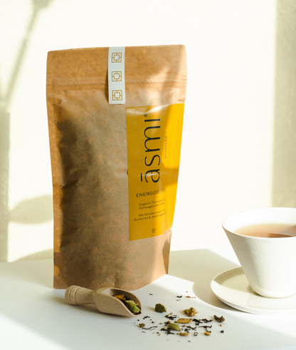 Energise Tee Nachfüllung - Bio Schwarzer Tee mit Kurkuma & Ashwagandha