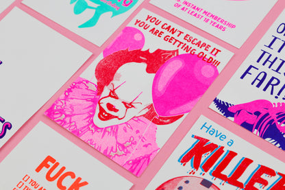 Postkarte - Pennywise You Can't Escape It