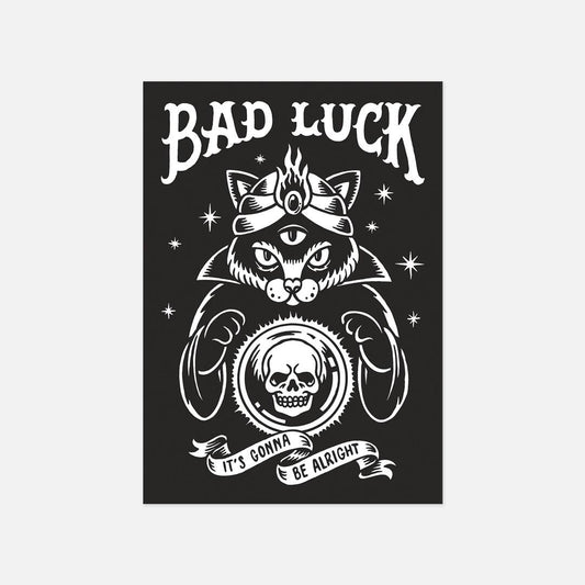 Postkarte - Bad Luck