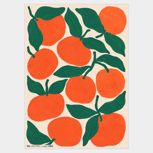 Geschenkpapier -Tangerines