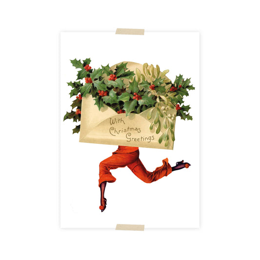 Postkarte - Weihnachtsbrief