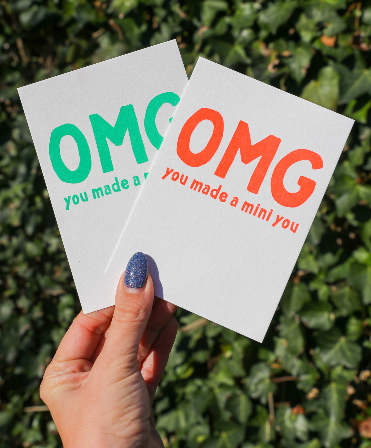 Postkarte - Omg You Made You A Mini You