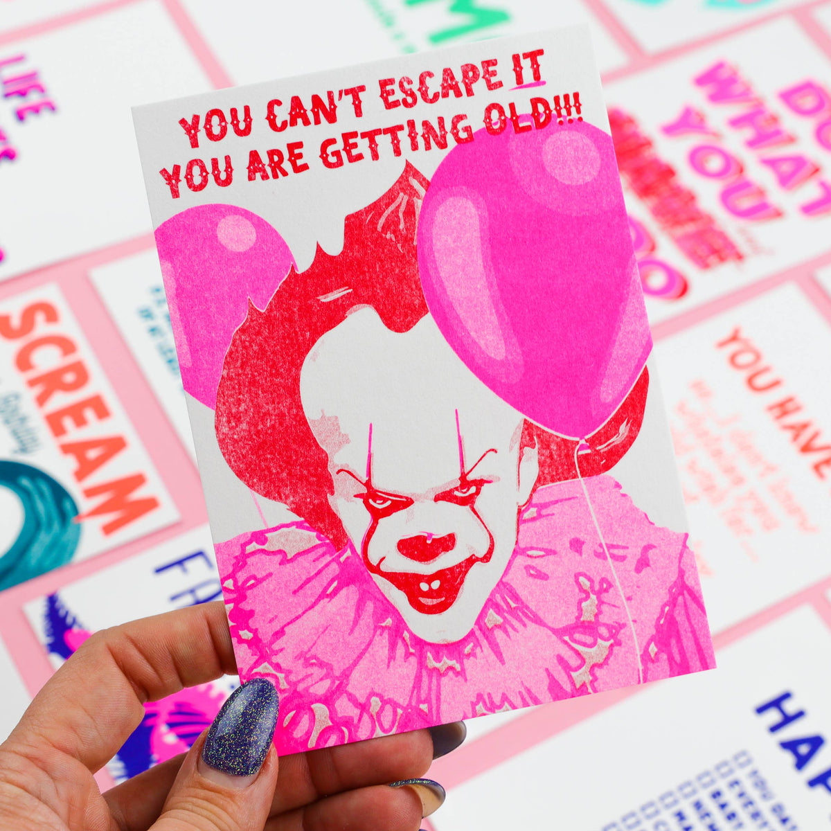 Postkarte - Pennywise You Can't Escape It