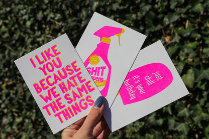 Postkarte - Just Chill It's Your Birthday
