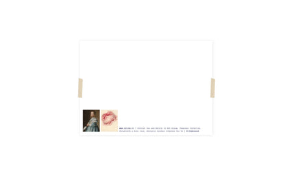 Postkarte - Mädchen mit Rose