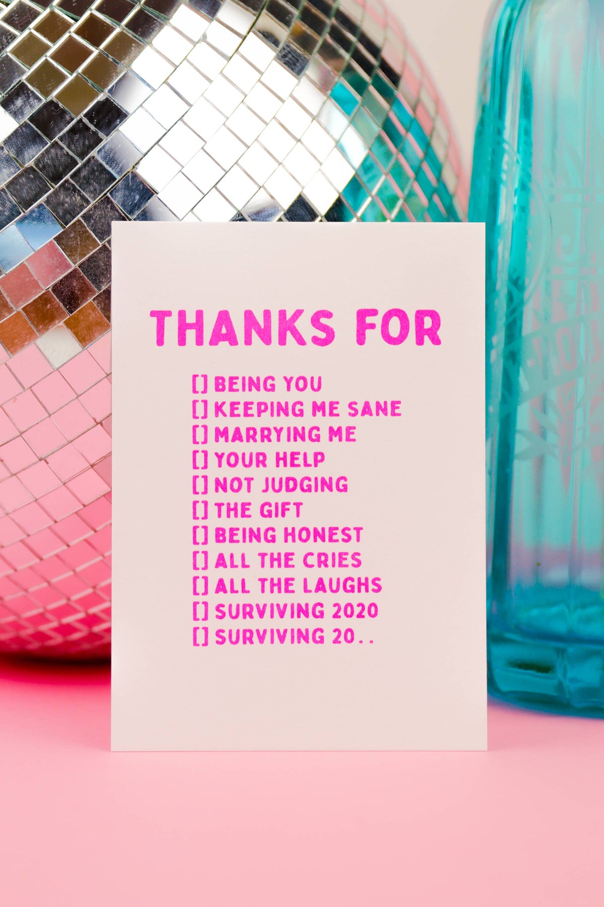 Postkarte - Thanks For Whatever