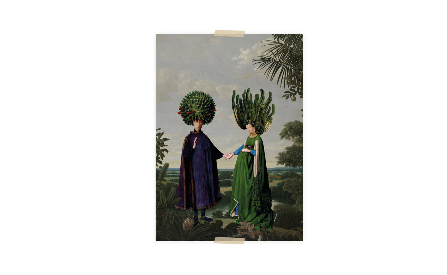Postkarte - Arnolfini-Porträt