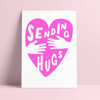 Postkarte - Sending Hugs
