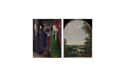 Postkarte - Arnolfini-Porträt