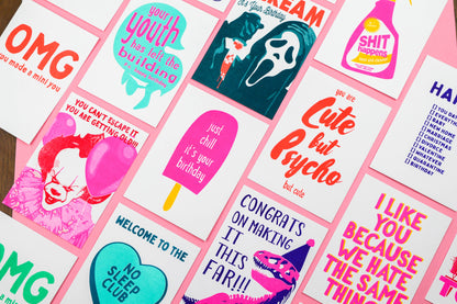 Postkarte - Cute but Psycho