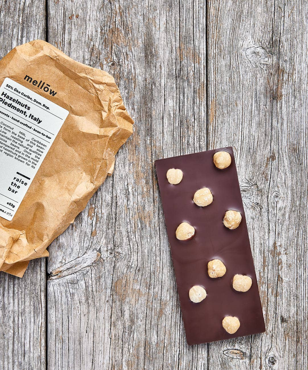 Piemont Haselnüsse Schokolade 53g