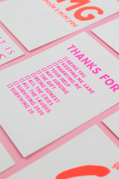 Postkarte - Thanks For Whatever