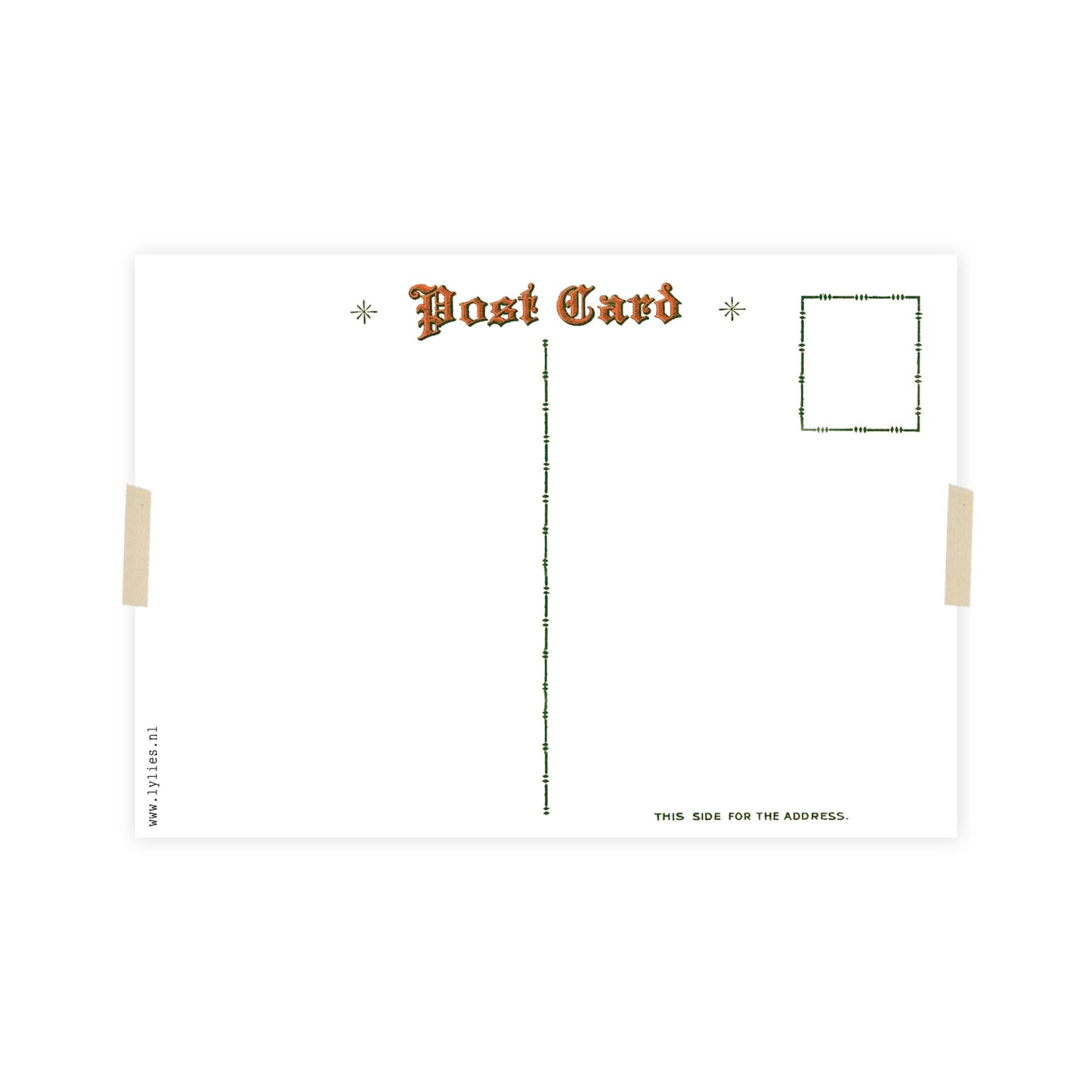 Postkarte - Weihnachtsbaumkleid