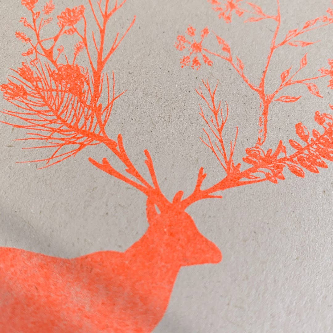Postkarte - Hirsch