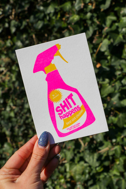 Postkarte - Shit Happens