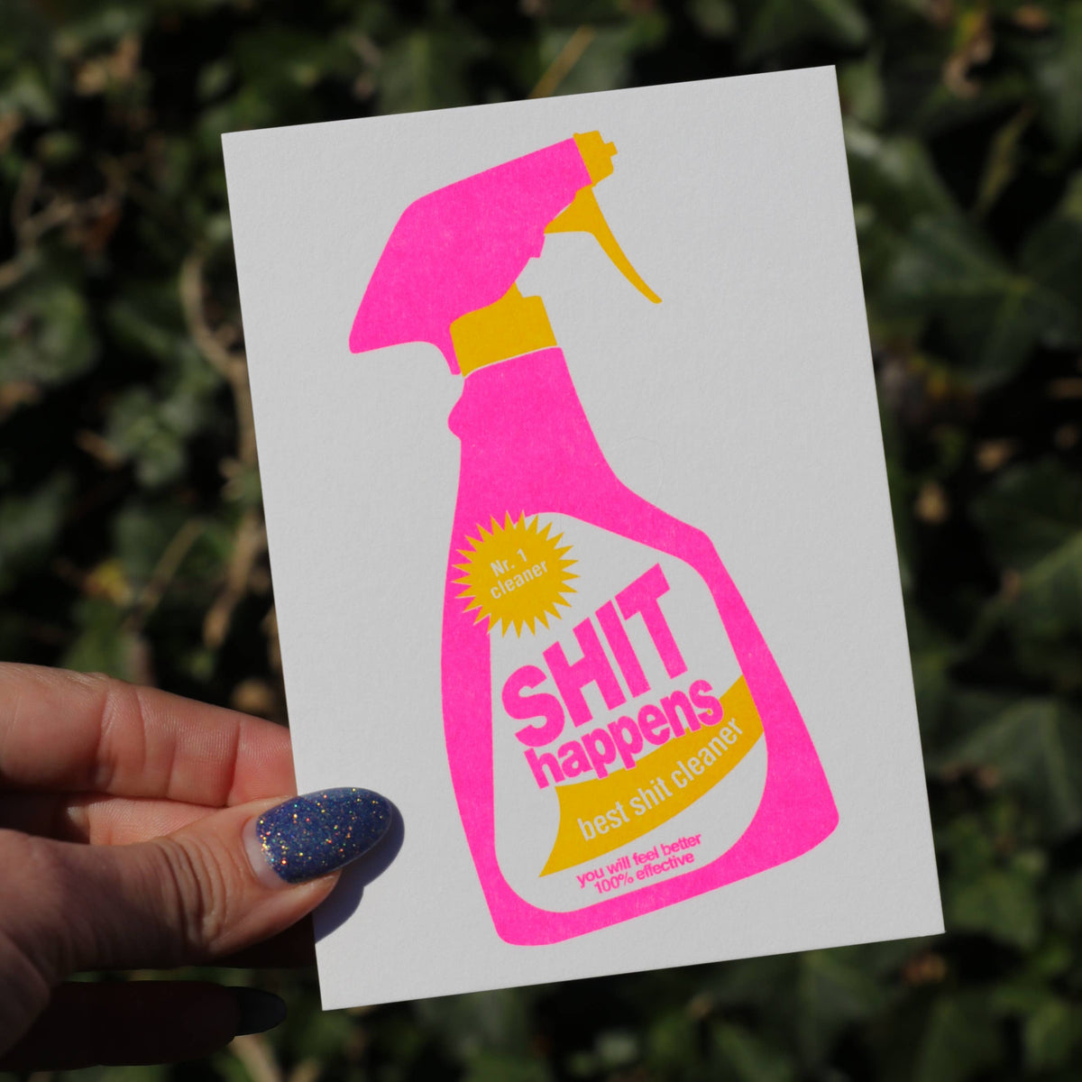 Postkarte - Shit Happens