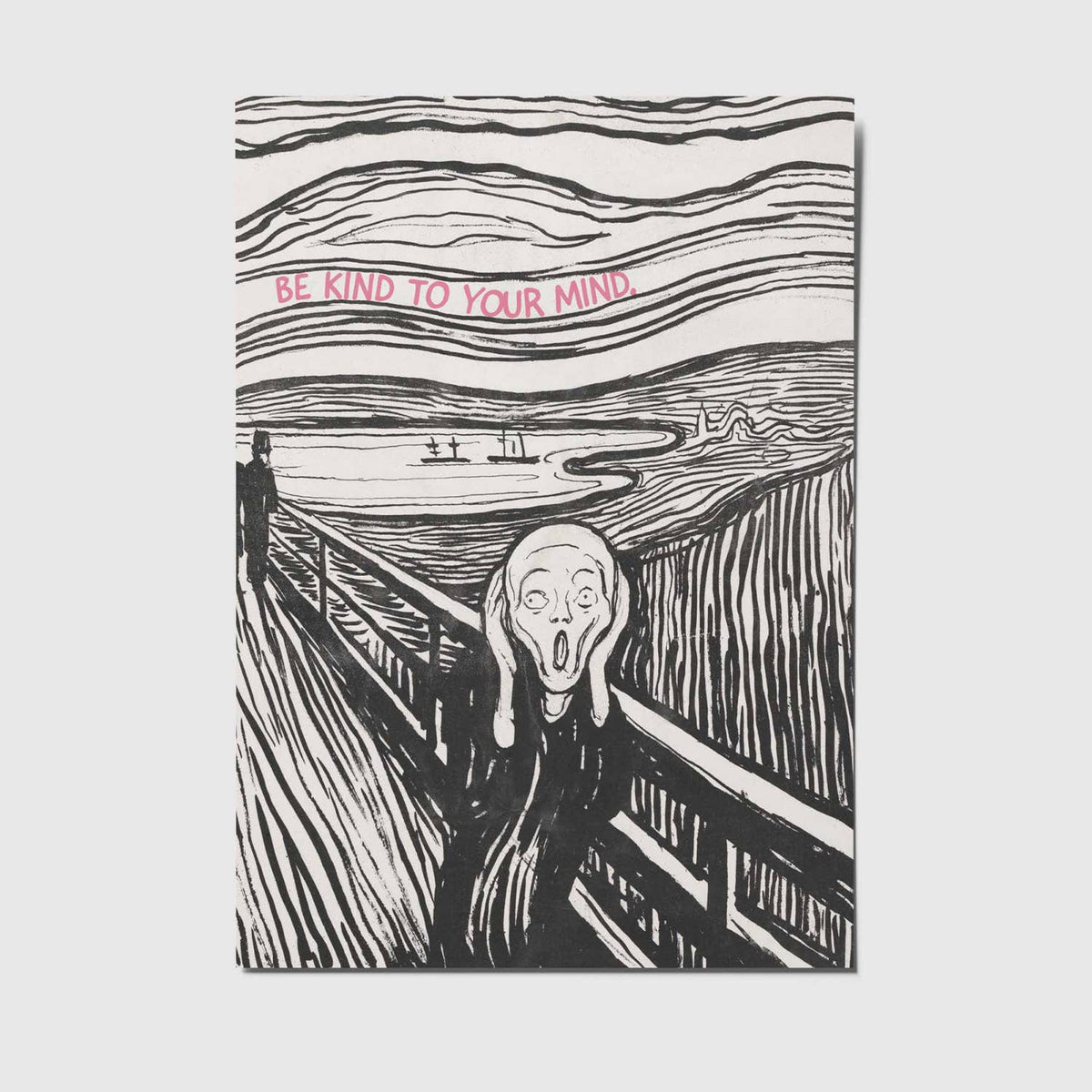 Postkarte - Be kind to your mind