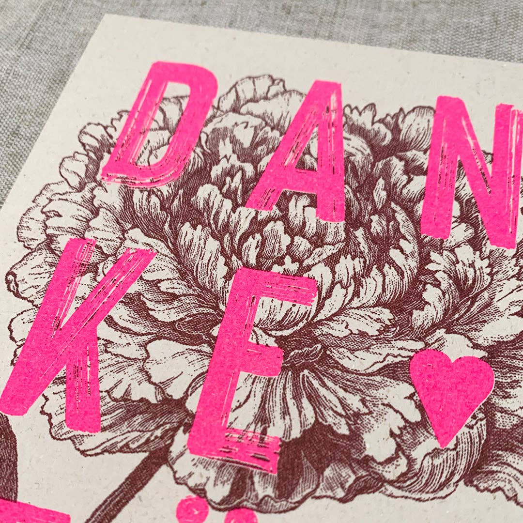 Postkarte - Dankeschön