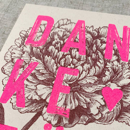 Postkarte - Dankeschön