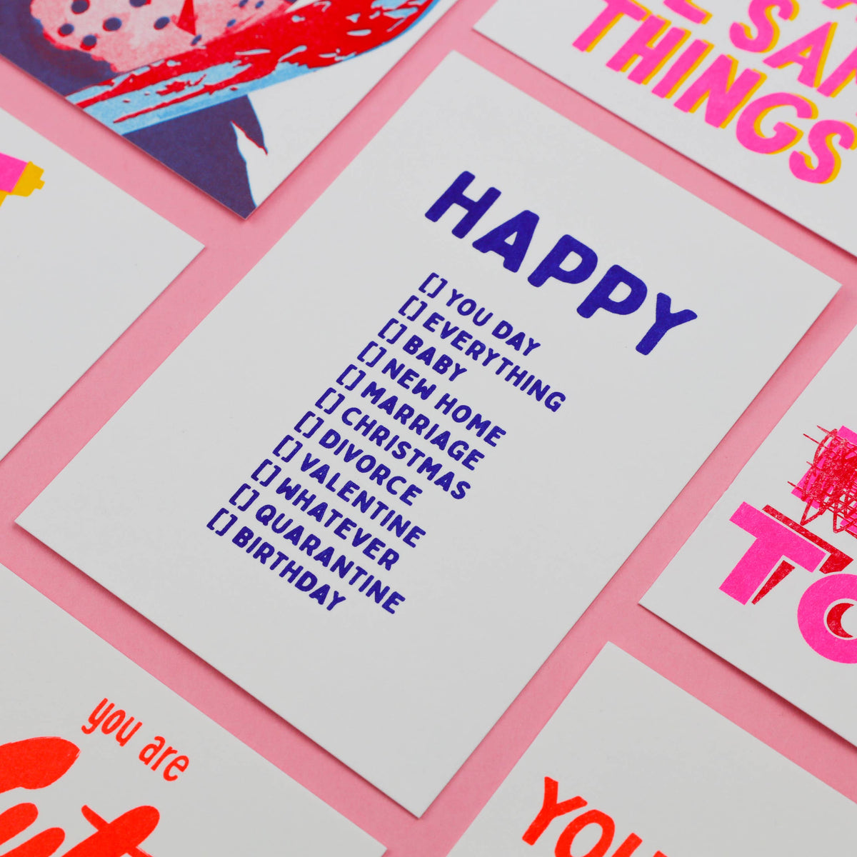 Postkarte - Happy Whatever